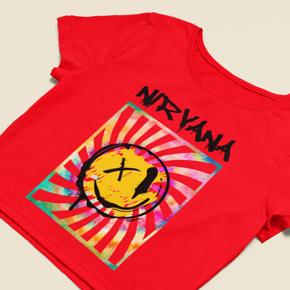 Nirvana Crop T-shirt
