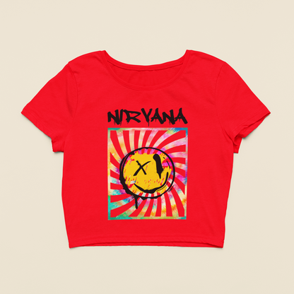 Nirvana Crop T-shirt