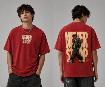 Never Stop Oversized T-Shirt