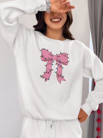 The Pink Bow Festive Sweatshirt