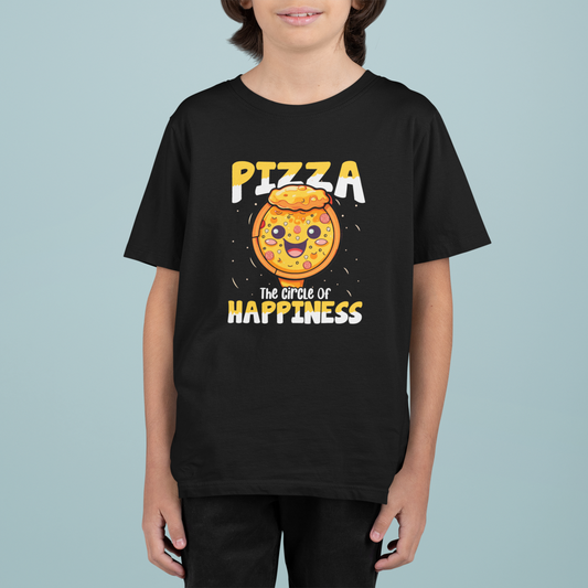 Pizza - Circle of Happiness Boy's T-shirt