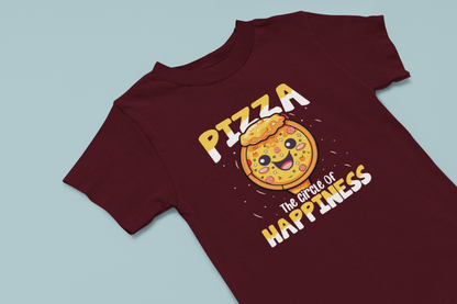 Pizza - Circle of Happiness Boy's T-shirt