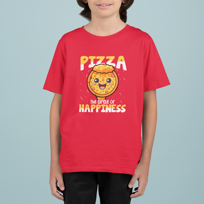 Pizza - Circle of Happiness Boy's T-shirt