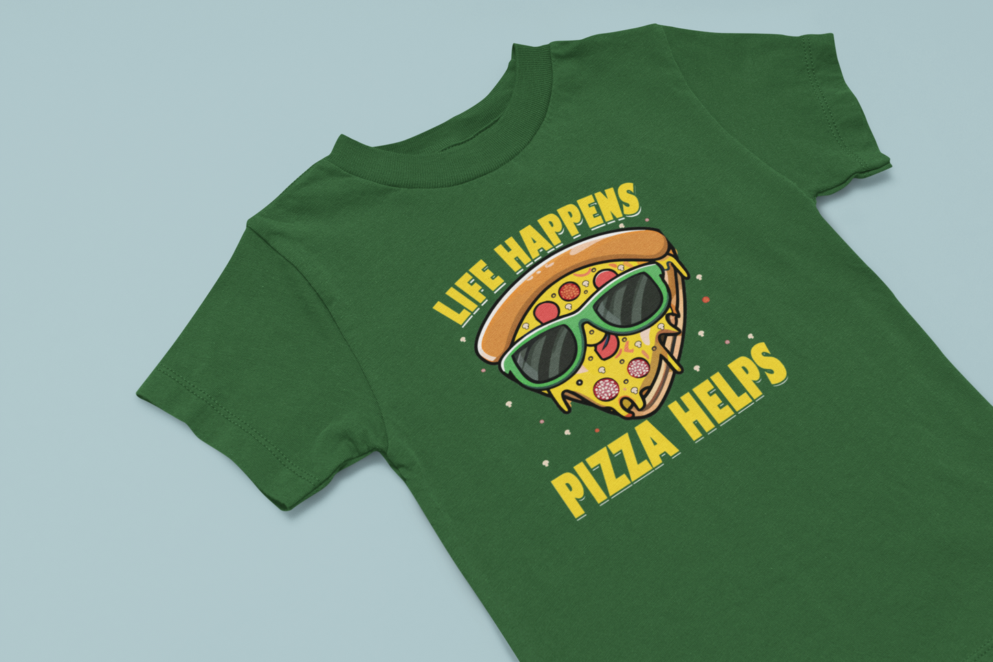 Pizza Helps Boy's T-shirt