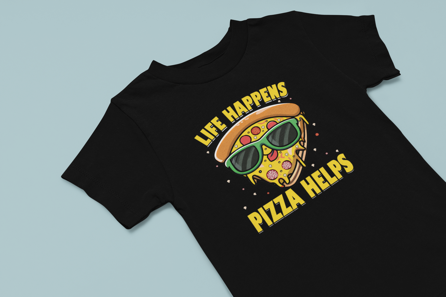 Pizza Helps Boy's T-shirt