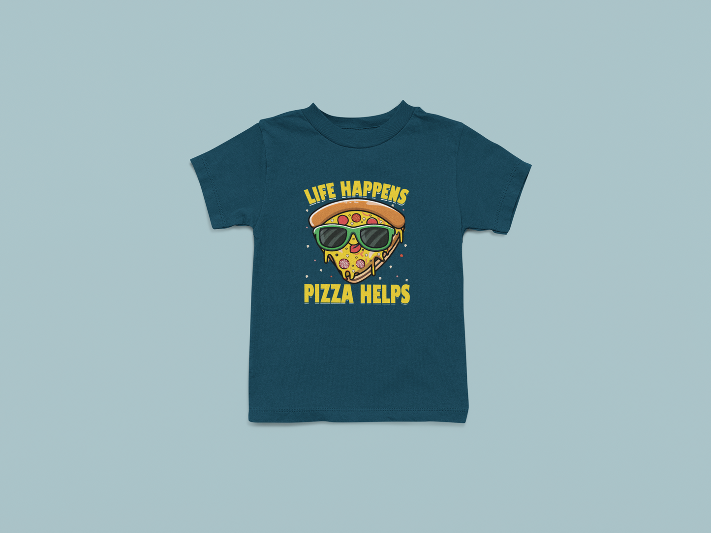Pizza Helps Boy's T-shirt
