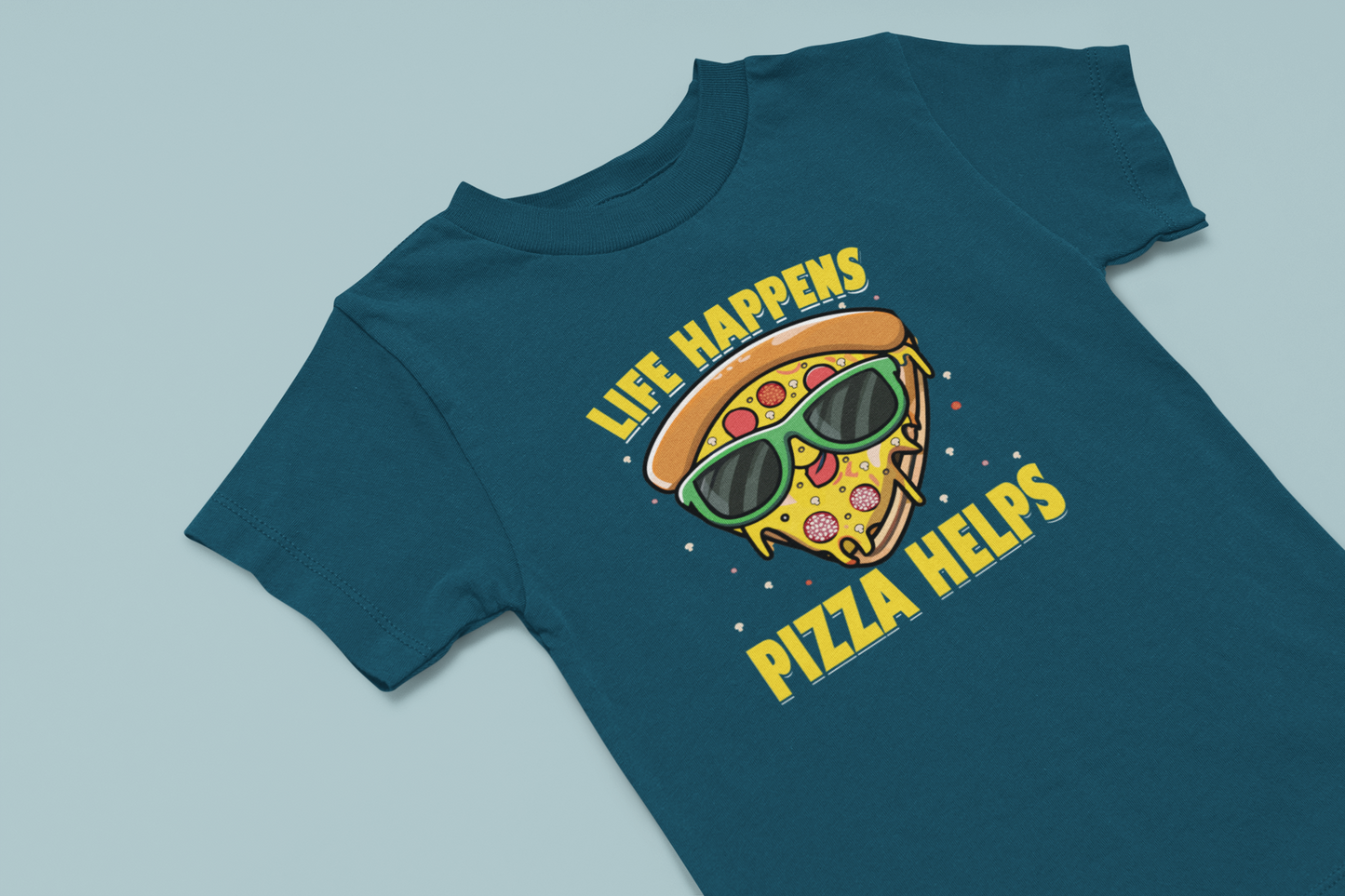 Pizza Helps Boy's T-shirt