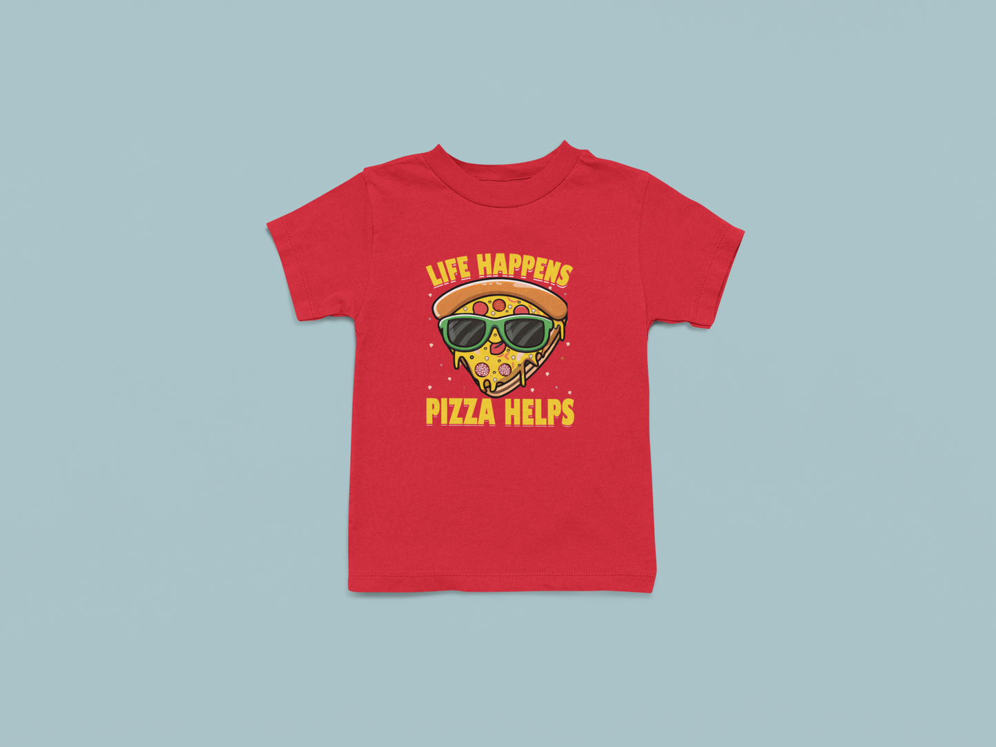 Pizza Helps Boy's T-shirt
