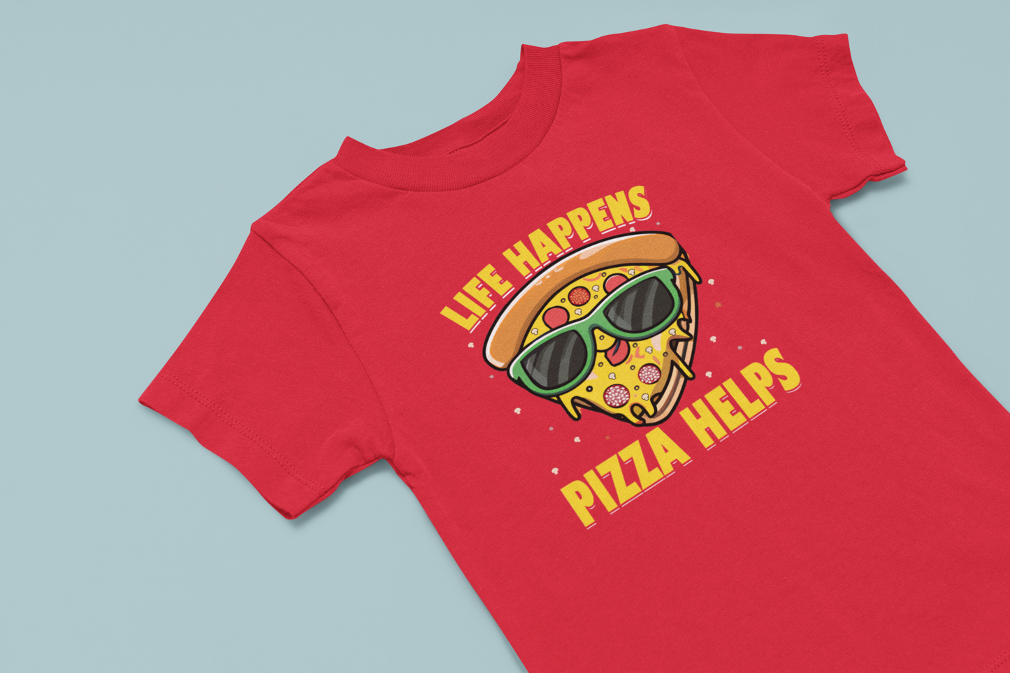 Pizza Helps Boy's T-shirt