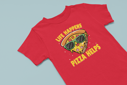 Pizza Helps Boy's T-shirt
