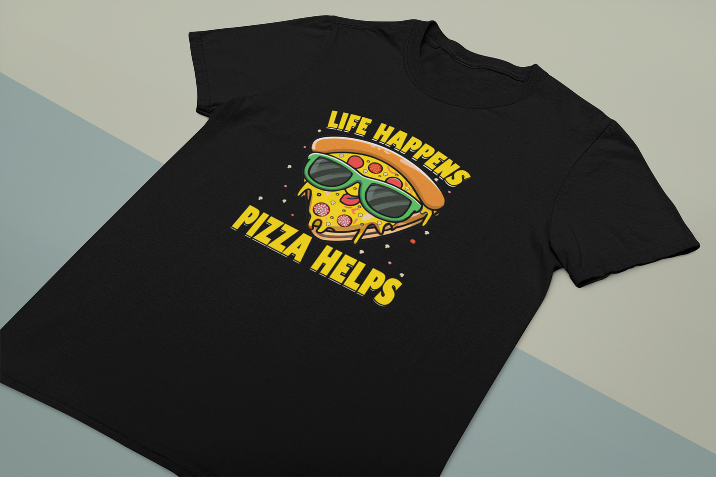 Life Happens Pizza Helps Girl's T-shirt