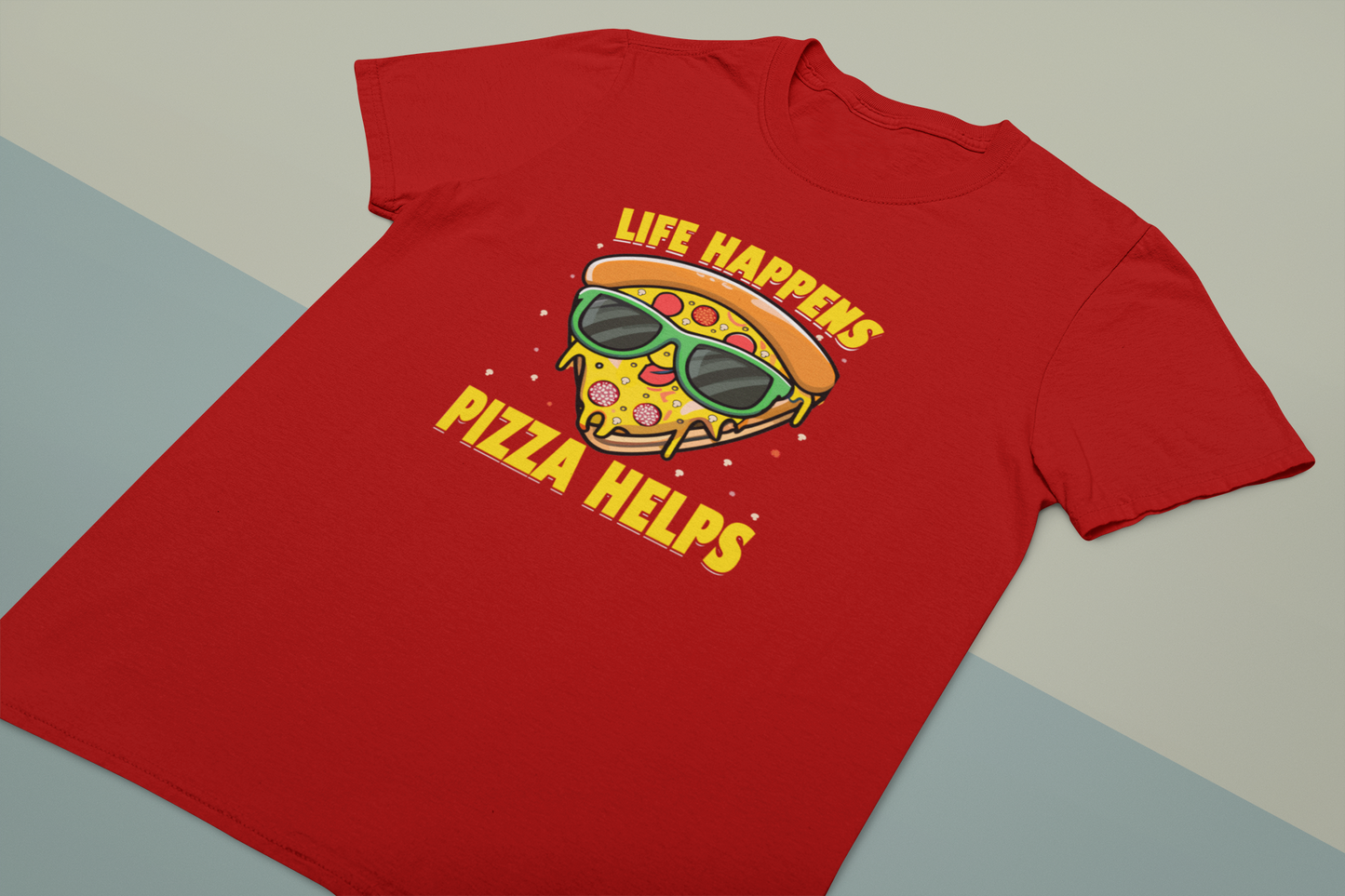 Life Happens Pizza Helps Girl's T-shirt