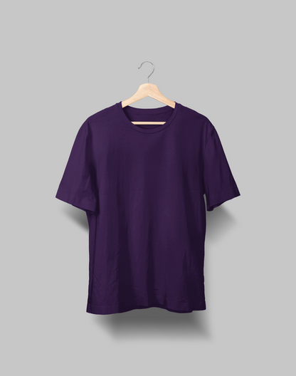 Oversized Plain T-shirt - Bold Colors