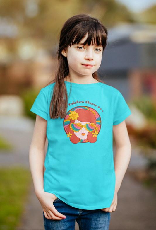 Rainbow Chaser Girl's T-shirt