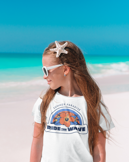 Ride the Wave Girl's T-shirt