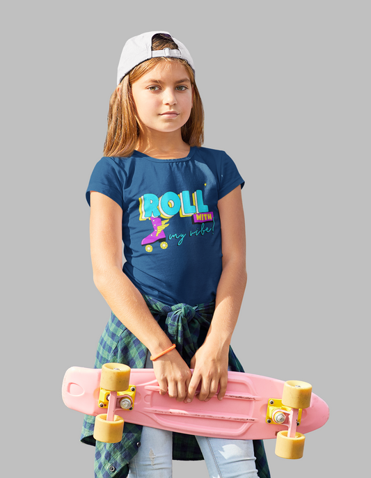Roll with my Vibe Girl's T-shirt