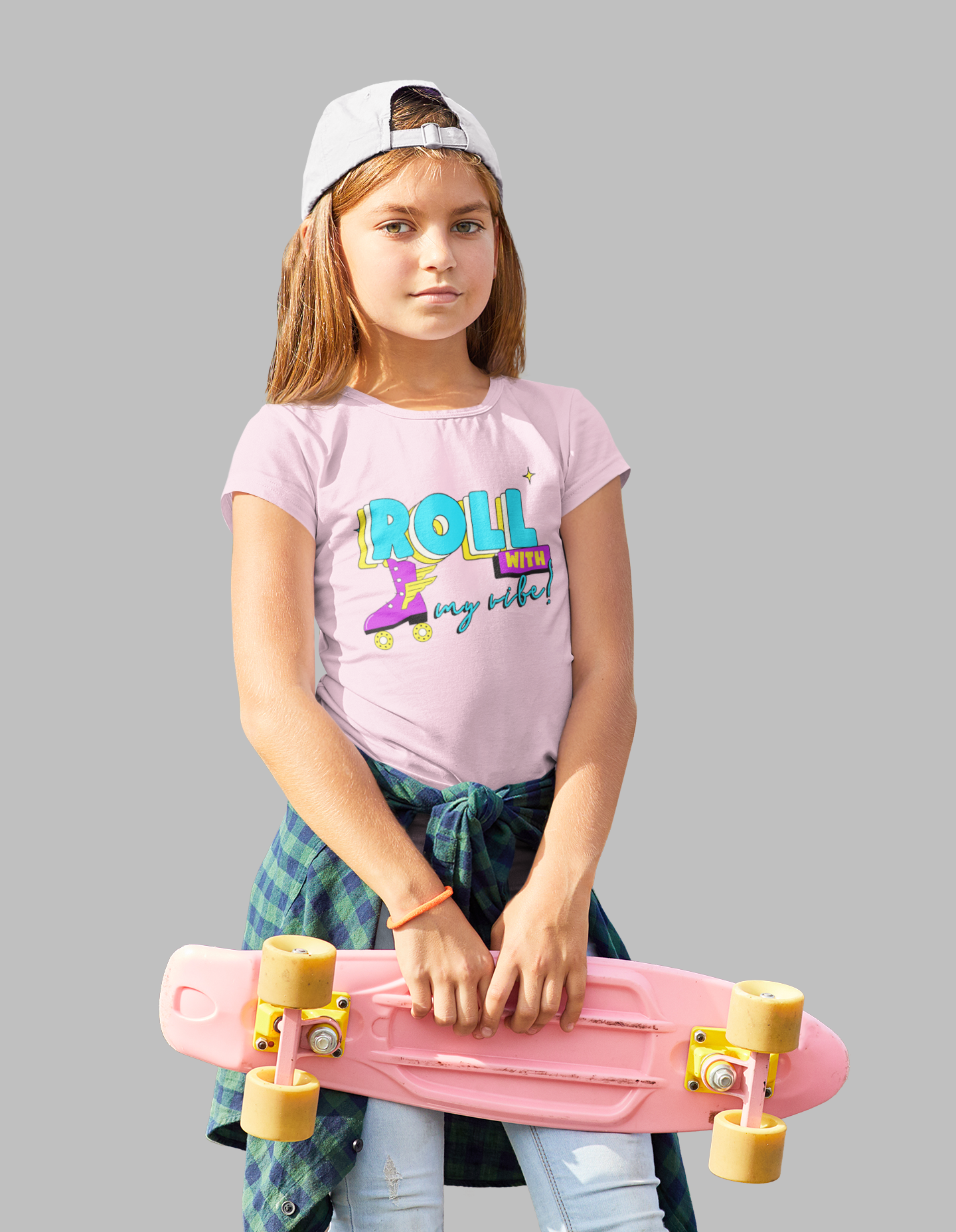 Roll with my Vibe Girl's T-shirt