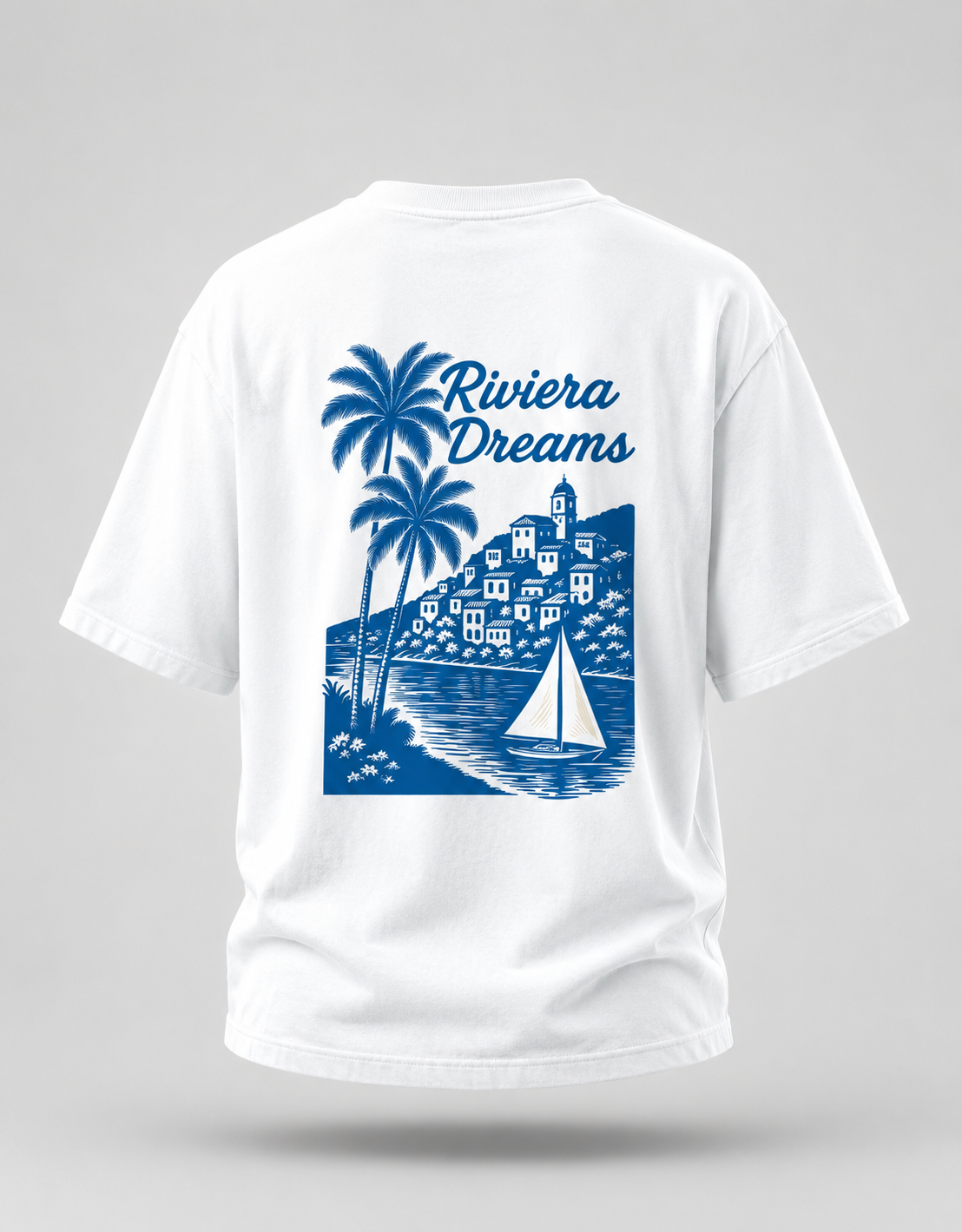 Riviera Dreams Oversized T-Shirt