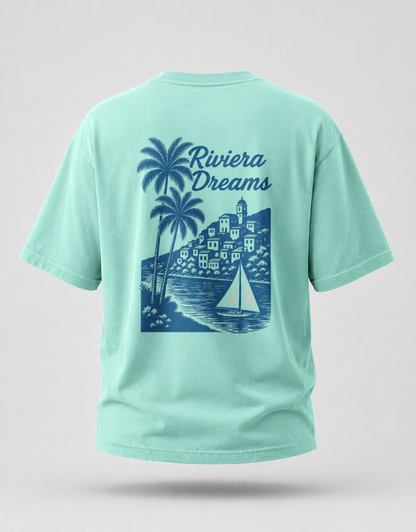 Riviera Dreams Oversized T-Shirt