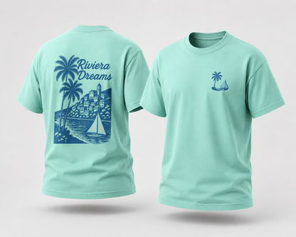 Riviera Dreams Oversized T-Shirt