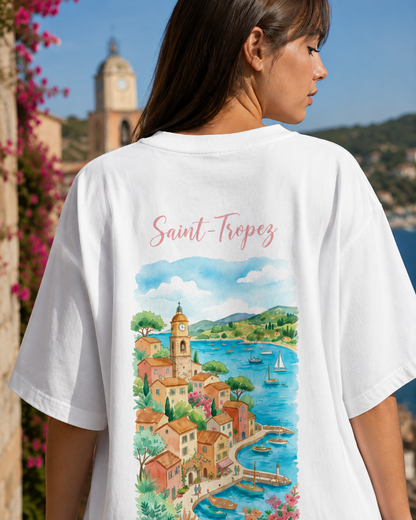 Saint-Tropez French Riviera Oversized T-Shirt