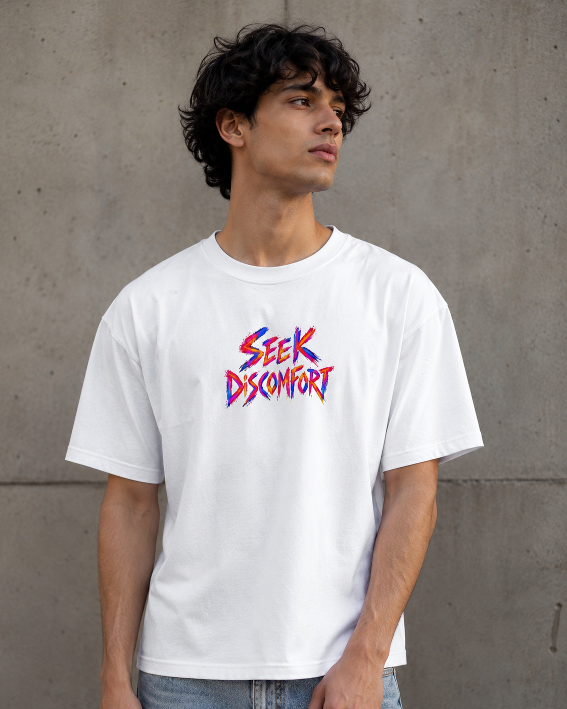 Seek Discomfort Oversized T-Shirt