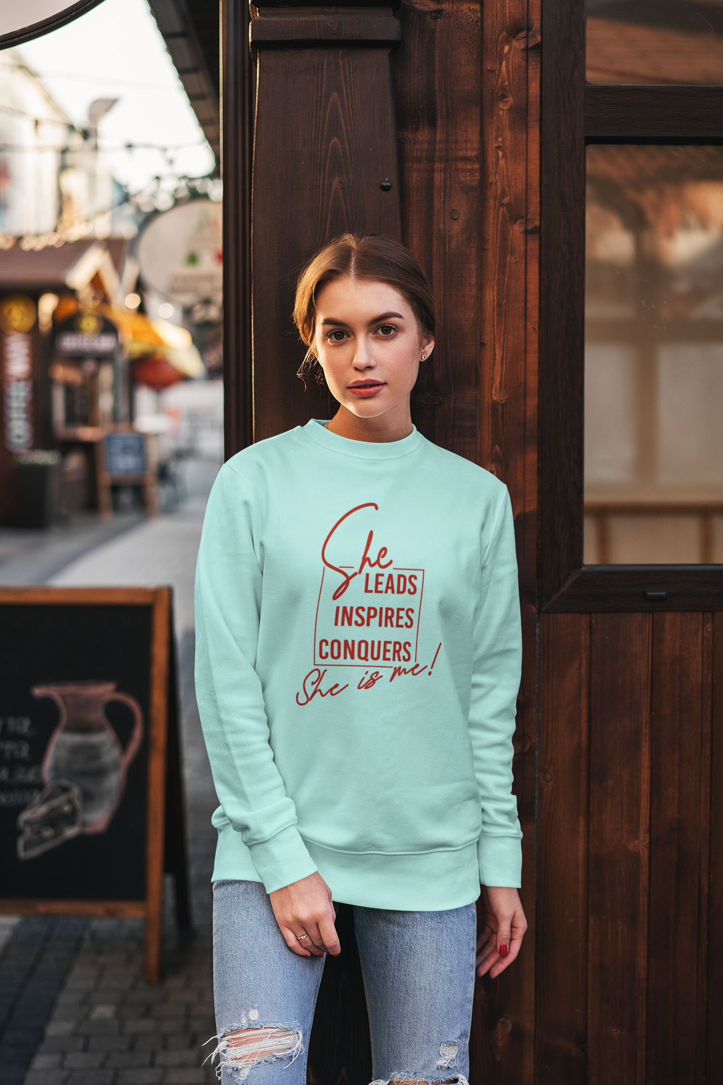 She is ME Women's Sweatshirt
