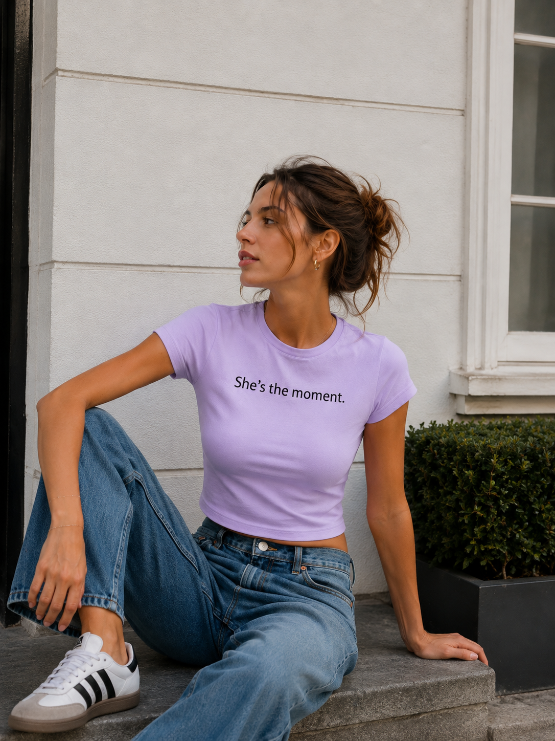She is the Moment Baby Tee
