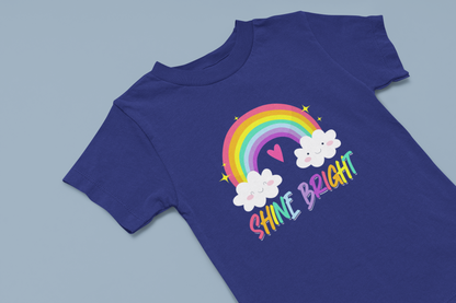 Shine bright like a Rainbow Girl's T-shirt