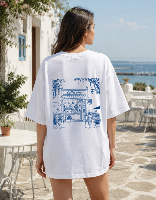 Coffee & Quiet Oversized T-Shirt