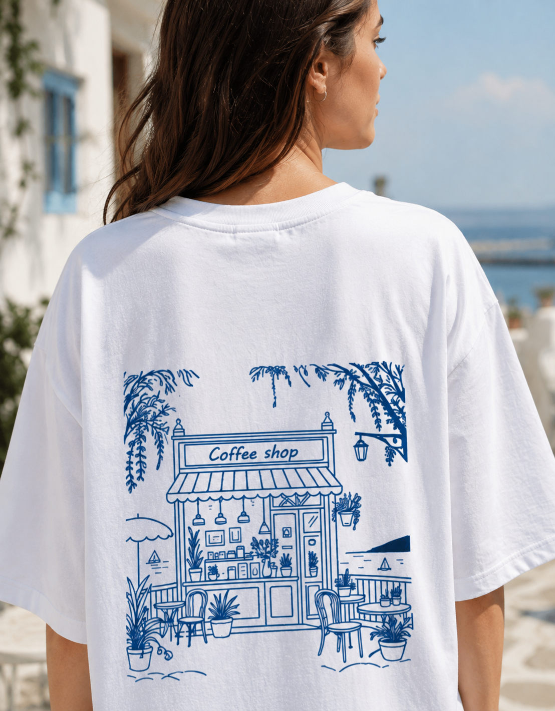 Coffee & Quiet Oversized T-Shirt