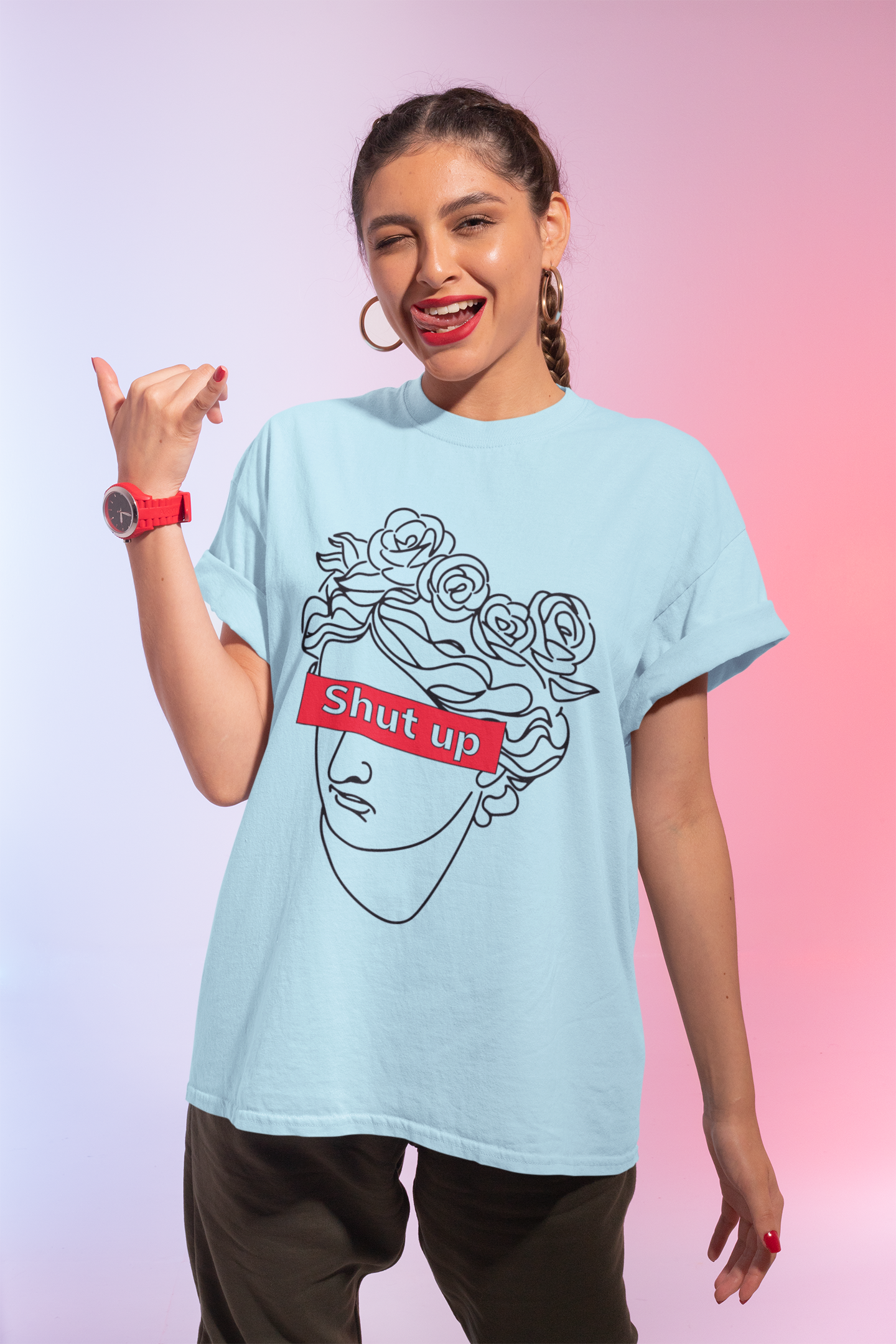 Shut up Oversized T-shirt
