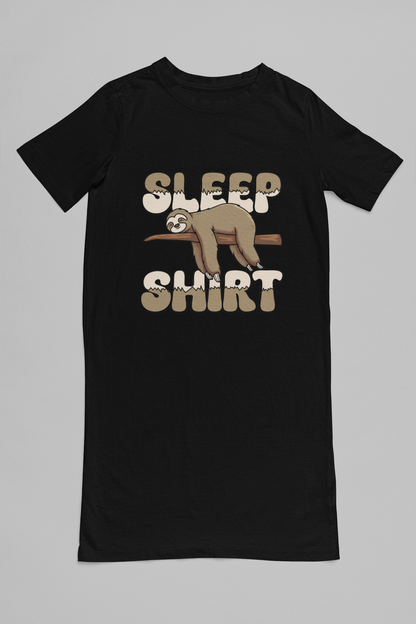 Sleepy Vibes T-shirt Dress