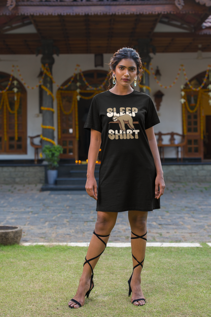 Sleepy Vibes T-shirt Dress
