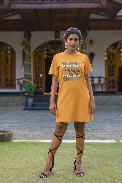Sleepy Vibes T-shirt Dress