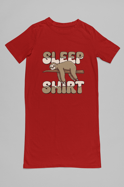 Sleepy Vibes T-shirt Dress
