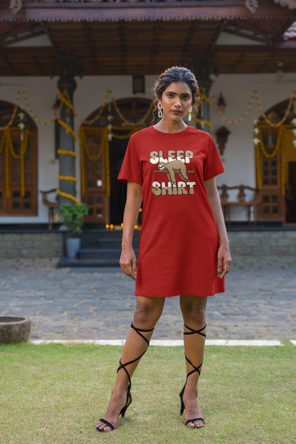 Sleepy Vibes T-shirt Dress