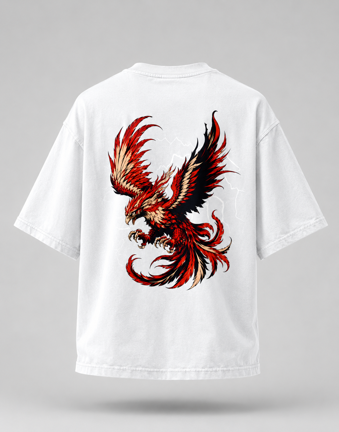 Savage Phoenix Oversized Graphic T-Shirt