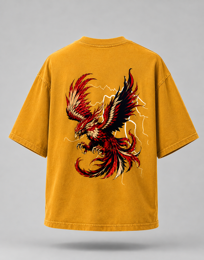 Savage Phoenix Oversized Graphic T-Shirt