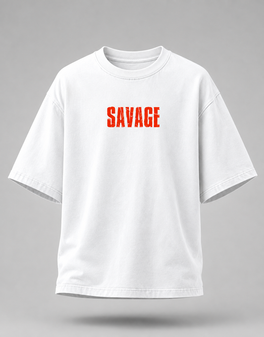 Savage Phoenix Oversized Graphic T-Shirt