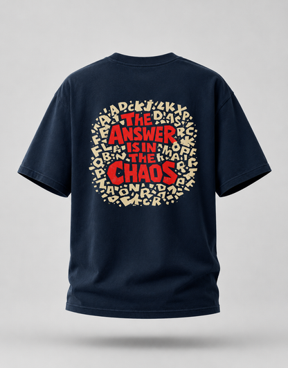 The Answer is in the Chaos Oversized T-Shirt
