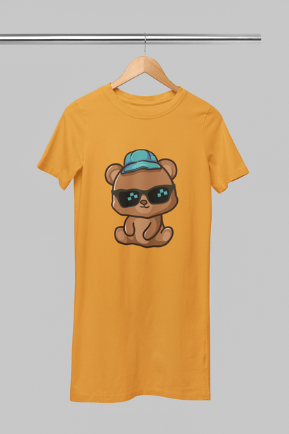 Cool Teddy T-shirt Dress