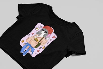Selfie vibes Crop T-shirt