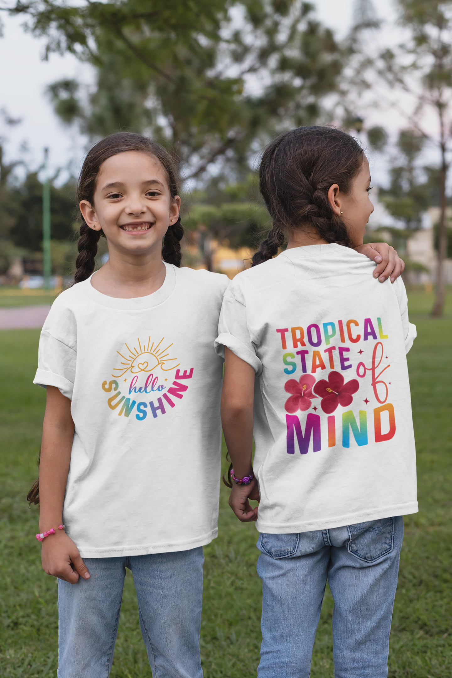 Tropical State of Mind Girl's T-shirt