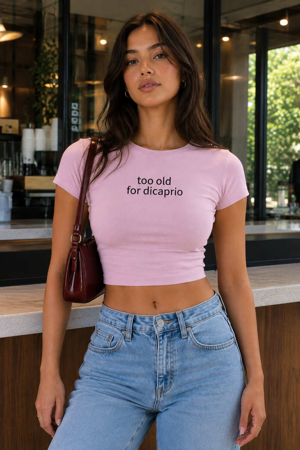 Too Old For Dicaprio Baby Tee