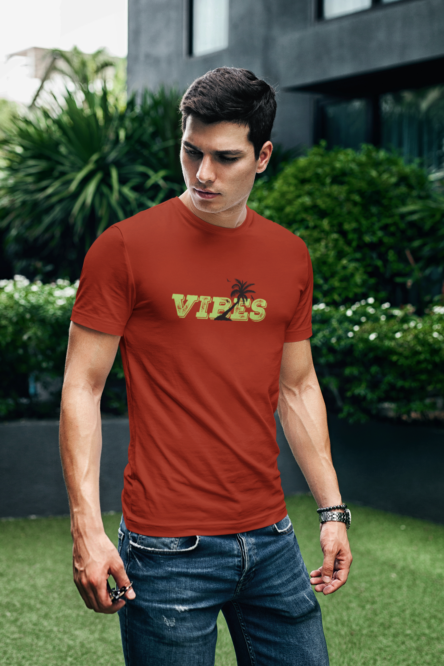 Tropical Vibes Men's T--shirt