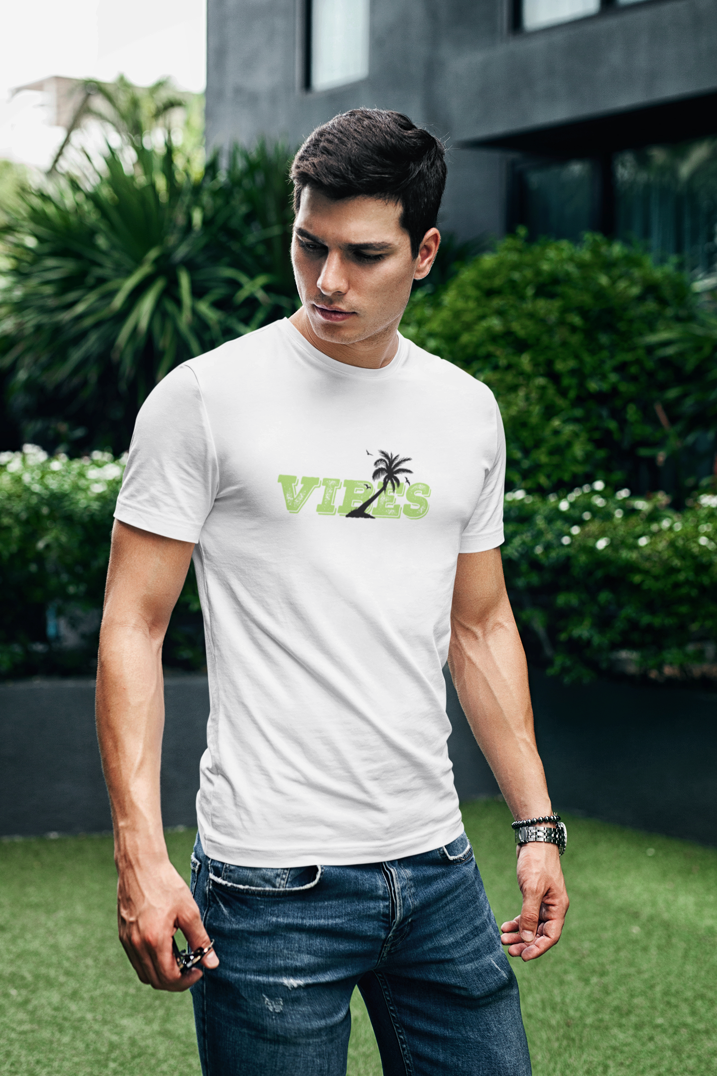 Tropical Vibes Men's T--shirt