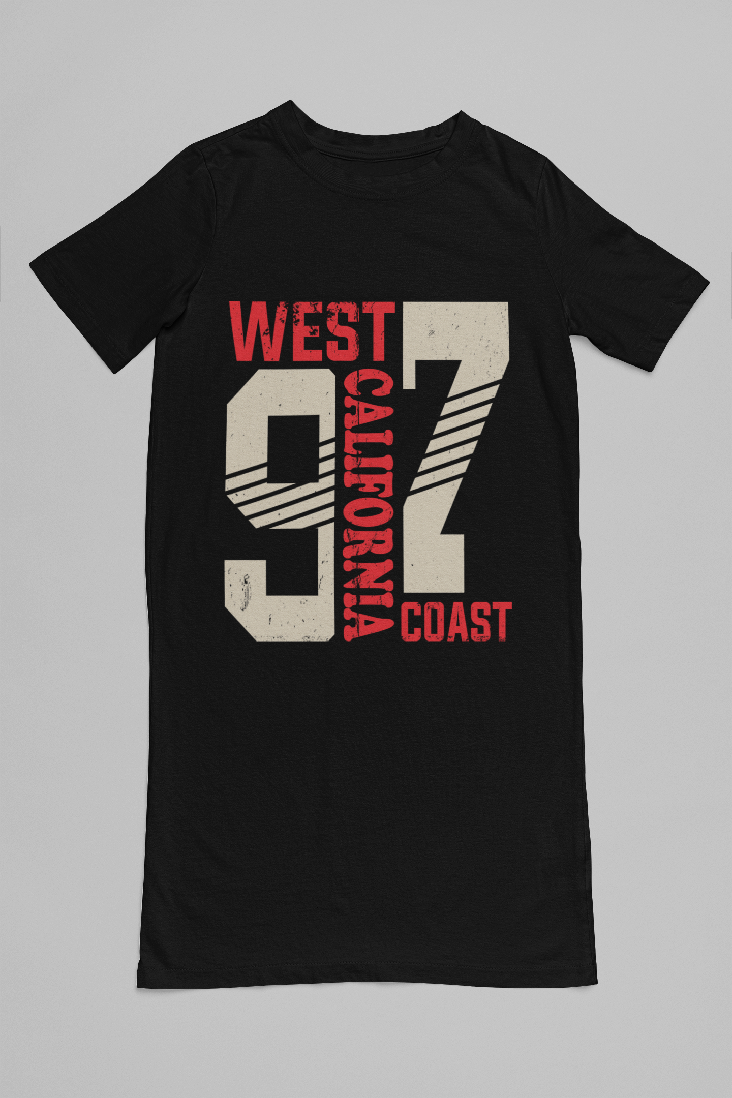 West California Coast '97 T-shirt Dress