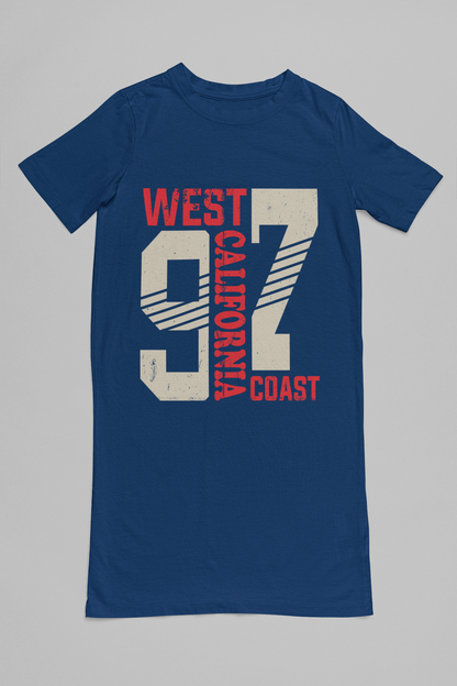West California Coast '97 T-shirt Dress