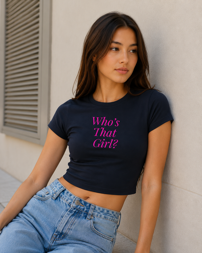 Who's That Girl Baby Tee